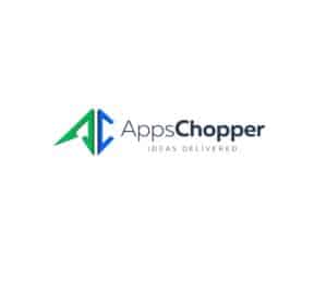 A logo for AppsChopper, an app development company.