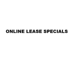 White background, online lease specials.