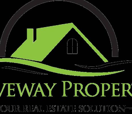 The logo for Coveway Properties, a company that specializes in buying homes for cash.